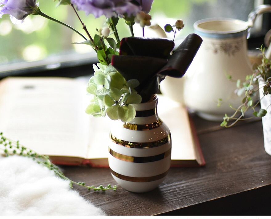 KAHLER 顼 Omaggio ޥ ֥饹 Small ˥С꡼١ 14118<br> ƥ٥ ƥ졼٥ Stilleben anniversary vase  ƫ  ̲ ǥޡڥӥ˼бʡۡRCP