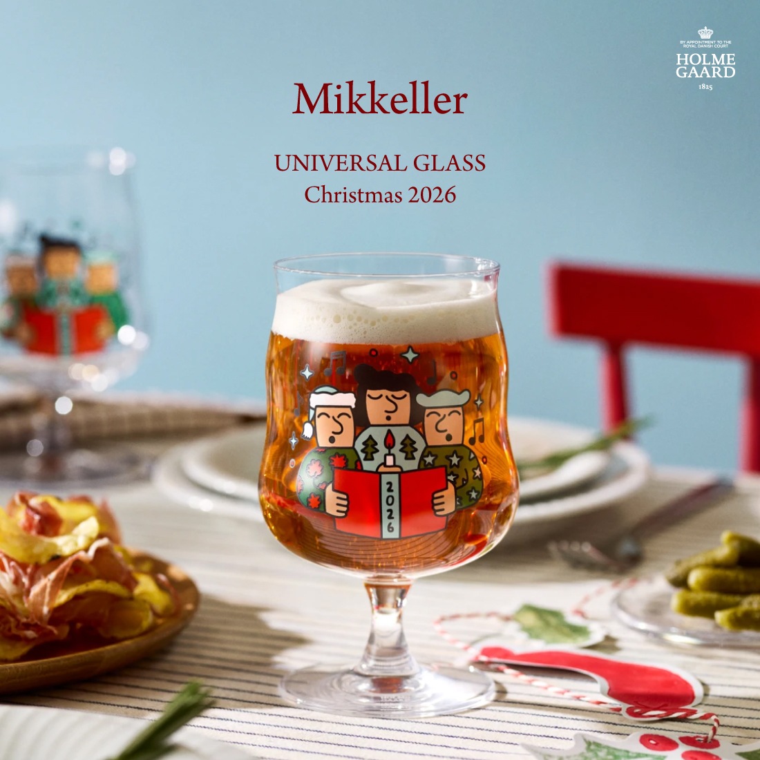 UNIVERSAL BEER GLASS Christmas 2026 ユニバーサルビアグラス 1個
