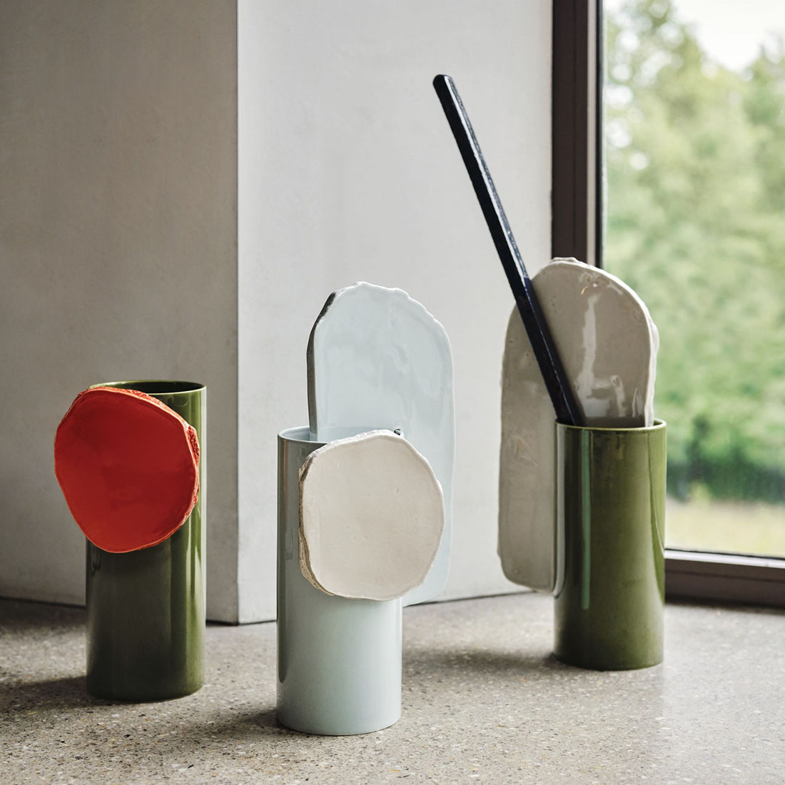 vitra �����ȥ� Vases Dcoupage �������� �ǥ��ѡ����� Ronan & Erwan Bouroullec ���ʥ�������󡦥֥��å� ����ƥꥢ ���� �̲� ������