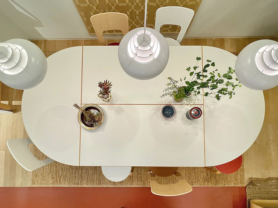 �ڥݥ��ȥ����ɥץ쥼��ȡ�artek ����ƥå� TABLE 95 �ۥ磻�ȥ�ߥ͡��� 120x60x72cm �ơ��֥� L��å� ���������������� �ե������ �̲�