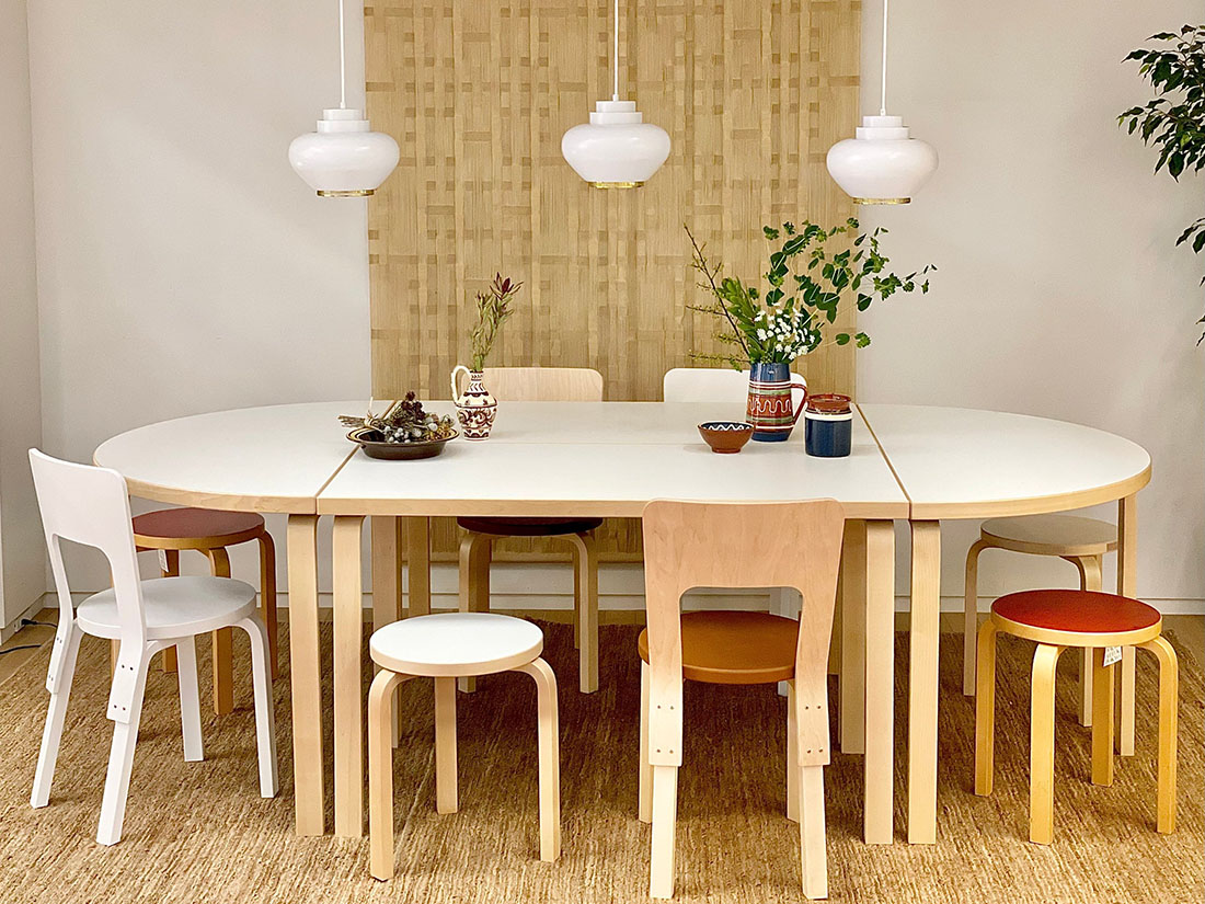 �ڥݥ��ȥ����ɥץ쥼��ȡ�artek ����ƥå� TABLE 95 �ۥ磻�ȥ�ߥ͡��� 120x60x72cm �ơ��֥� L��å� ���������������� �ե������ �̲�