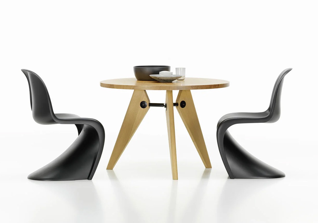 vitra �����ȥ� Gueridon ����ɥ� �ʥ����륪���� ����å� 1050mm Jean Prouve ����󡦥֥롼���� �ơ��֥� ��<br><br>����󡦥ץ롼�����ˤ�������Υơ��֥�