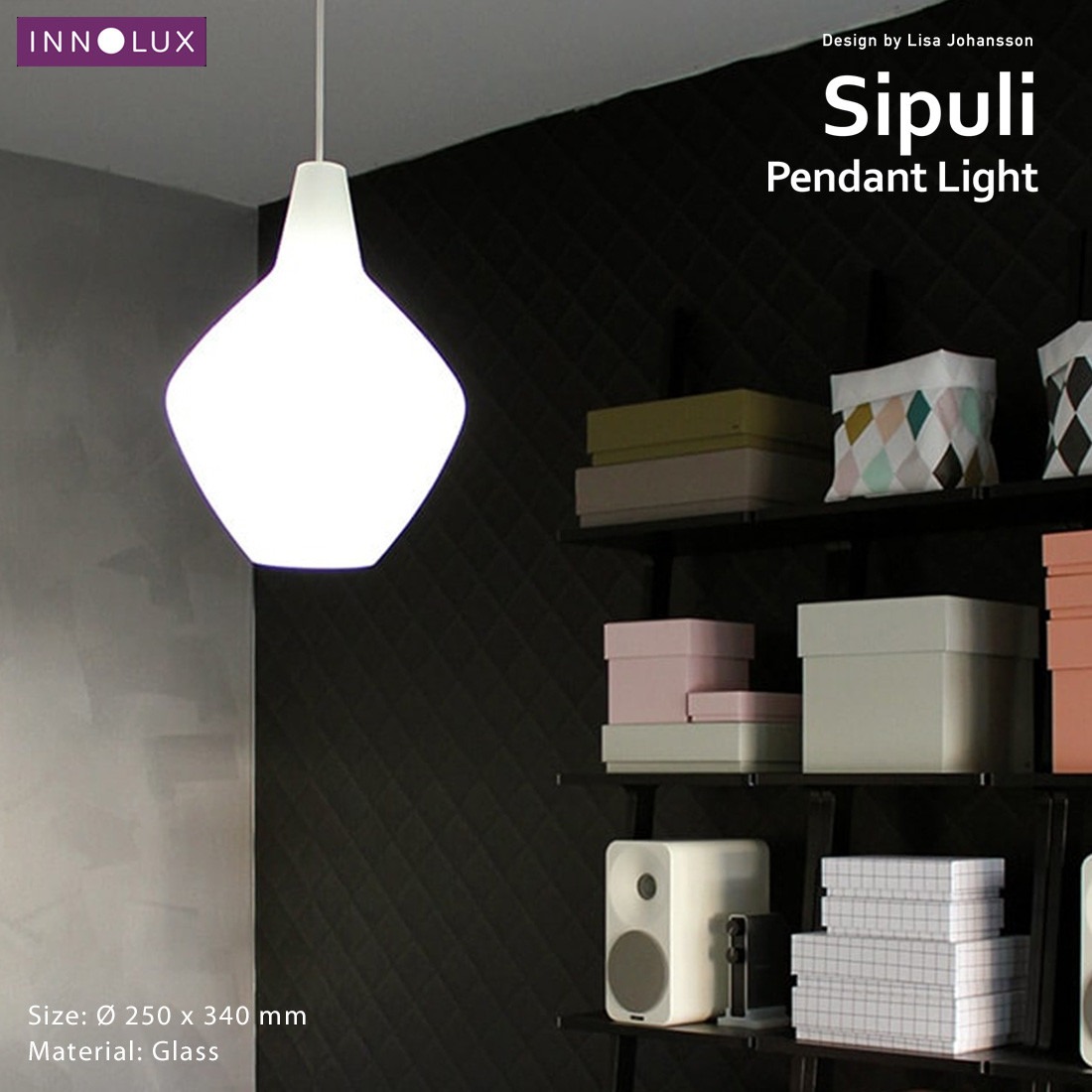 ��INNOLUX/���Υ륯����Sipuli Pendant Light ���ץ� �ڥ����ȥ���<br>Lisa Johansson���ꥵ��ϥ󥽥�ѥå� /�ե������/LED/�饤��/����