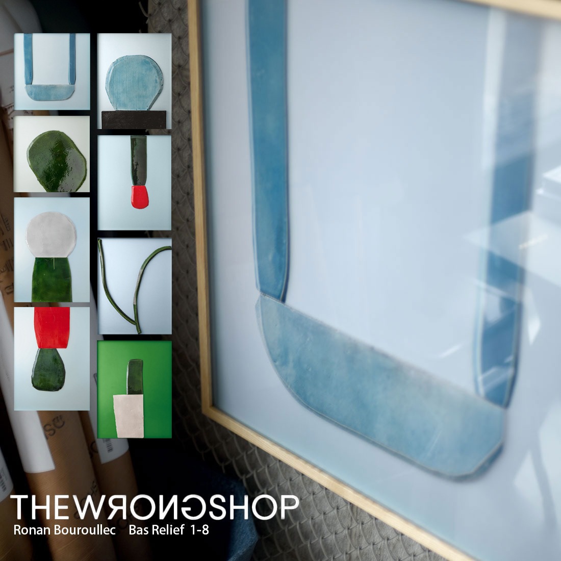 WRONGSHOP ���󥰥���å� Bas Relief ���ʥ󡦥֥��å� �ݥ����� ������ ��ݲ� Poster Ronan Bouroullec<br><br>UK������ܾ�Φ����̾�����ƥ��Ⱥ��ʤ򥳥쥯����󤹤�WRONG SHOP