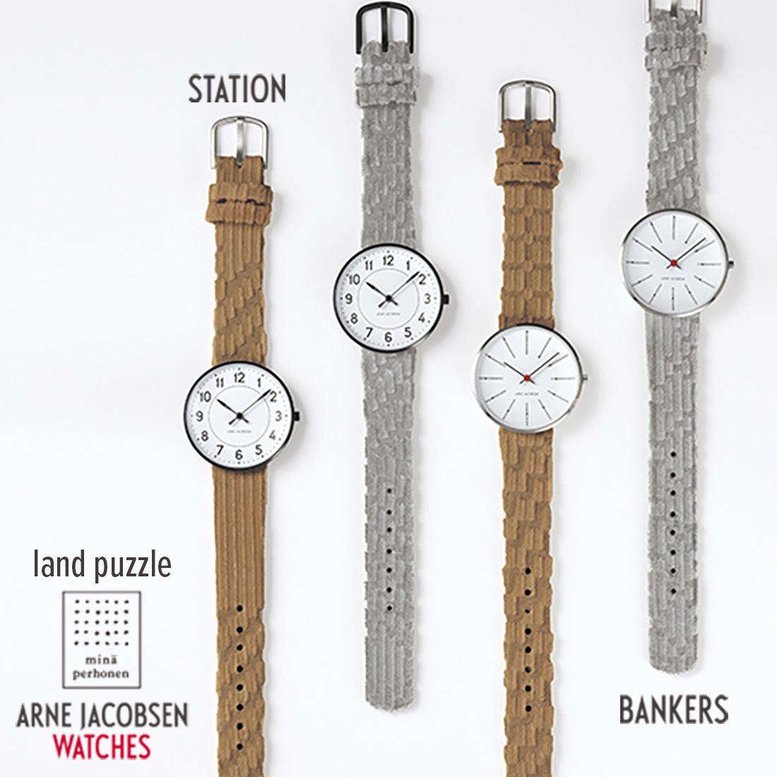 ARNE JACOBSEN WATCH STATION BANKERS �ߥʥڥ�ۥͥ� land puzzle ����ͥ䥳�֥��� mina perhonen ������ ���ơ������ �Х󥫡��� �ӻ��� ���� �����å�<br><br>����ͥ䥳�֥��� �� �ߥʥڥ�ۥͥ�ڥ��ե��ý���