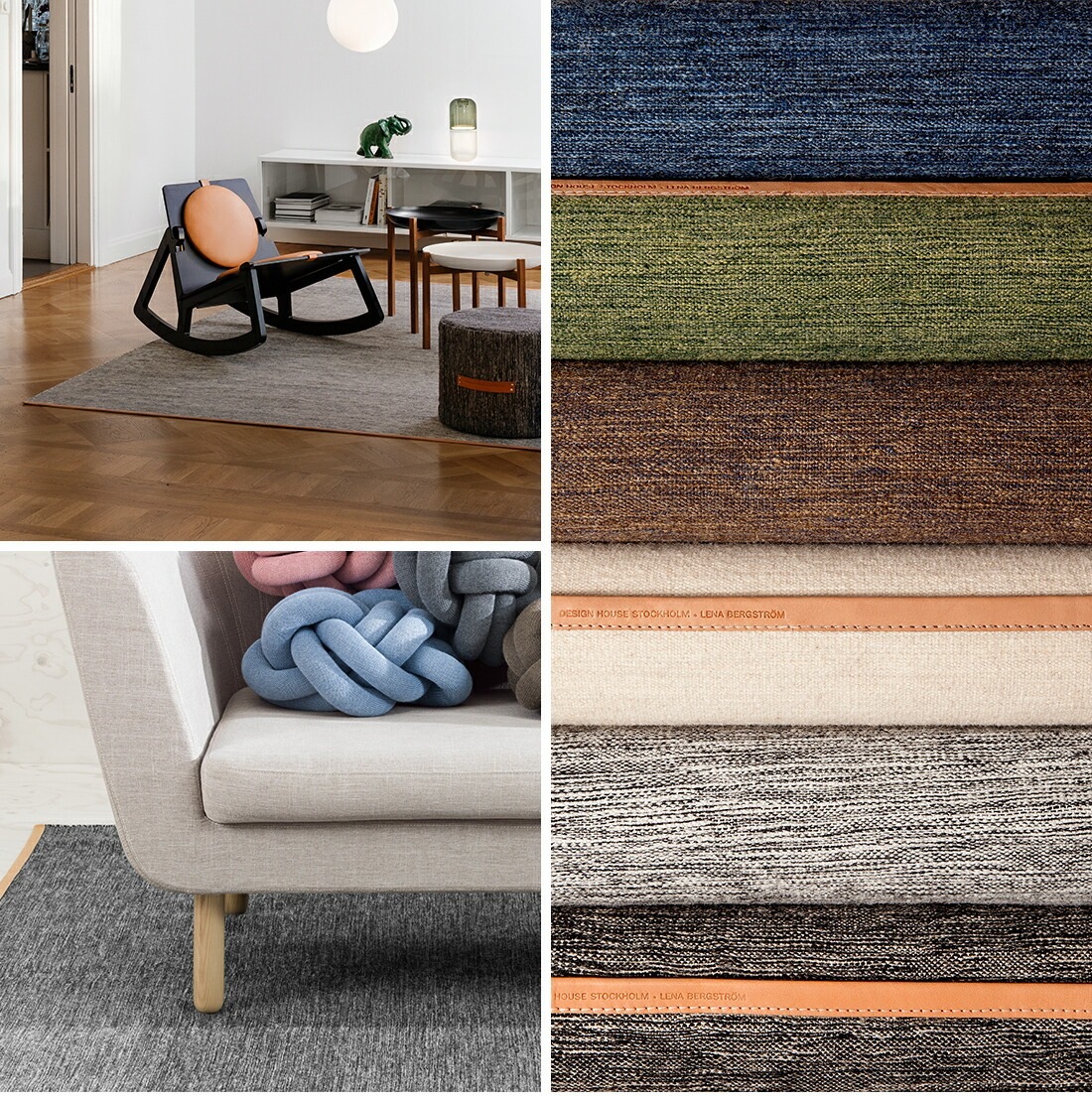 ������Բġۡ�Design House Stockholm �ǥ�����ϥ��� ���ȥå��ۥ���Bjork rug �饰�ޥå� 70��130cm<br>Lena Bergstrom ���إޥå� ���å���ޥå� ������ �̲� �ǥ�ޡ�����RCP��