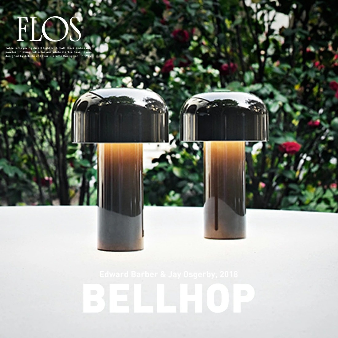 FLOS �ե��� Bellhop �٥�ۥå�Edward Barber & Jay Osgerby �ơ��֥���� �饤�� ���� �ǥ����ʡ��� ������� �ڥ����� �ơ��֥� ������Բ�