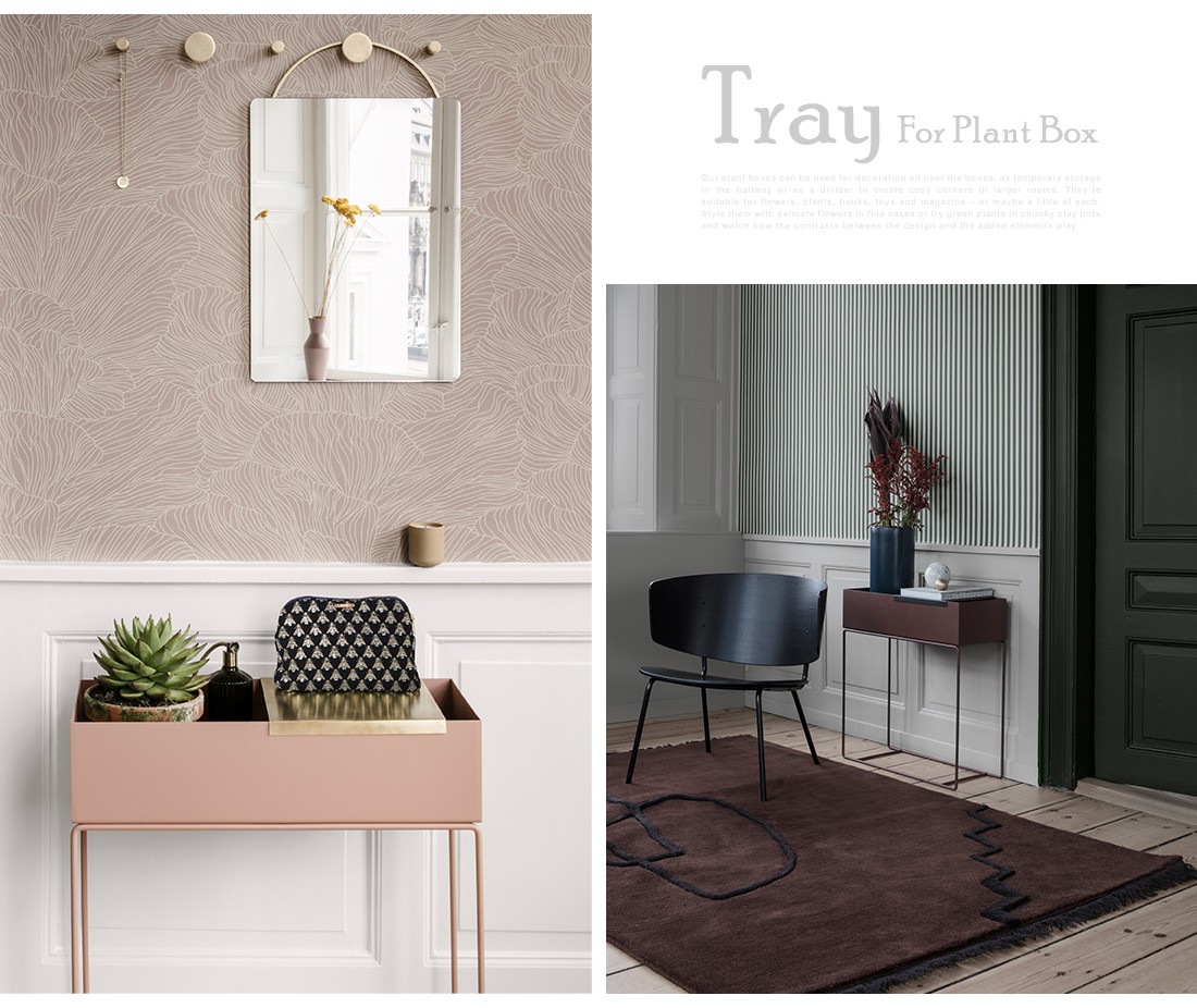 ferm LIVING  եӥ󥰡 Tray for Plant Box ȥ쥤 <br>ȭ տʪ ӥ Ǽ ̲ ƥꥢ ʪRCP