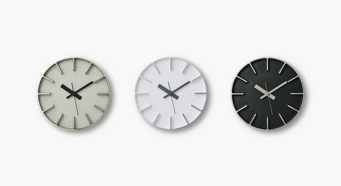 掛けフックプレゼント】Lemnos レムノス 時計 Edge Clock 180 エッジ