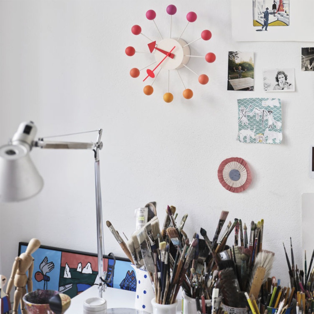 掛けフックプレゼント】vitra ヴィトラ Ball Clock Limited Edition