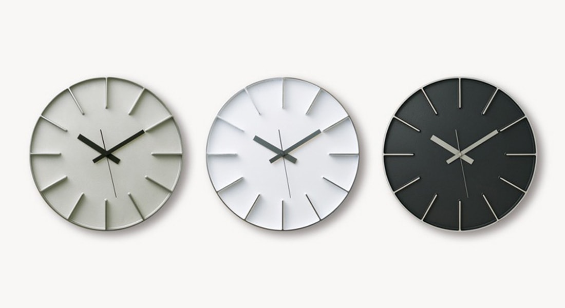 掛けフックプレゼント】Lemnos レムノス 時計 Edge Clock 350 エッジ