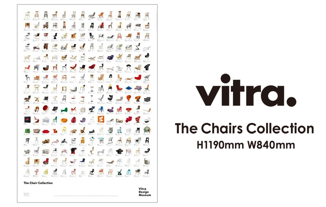 vitra Design Museum チェアコレクション ポスター Chair Collection