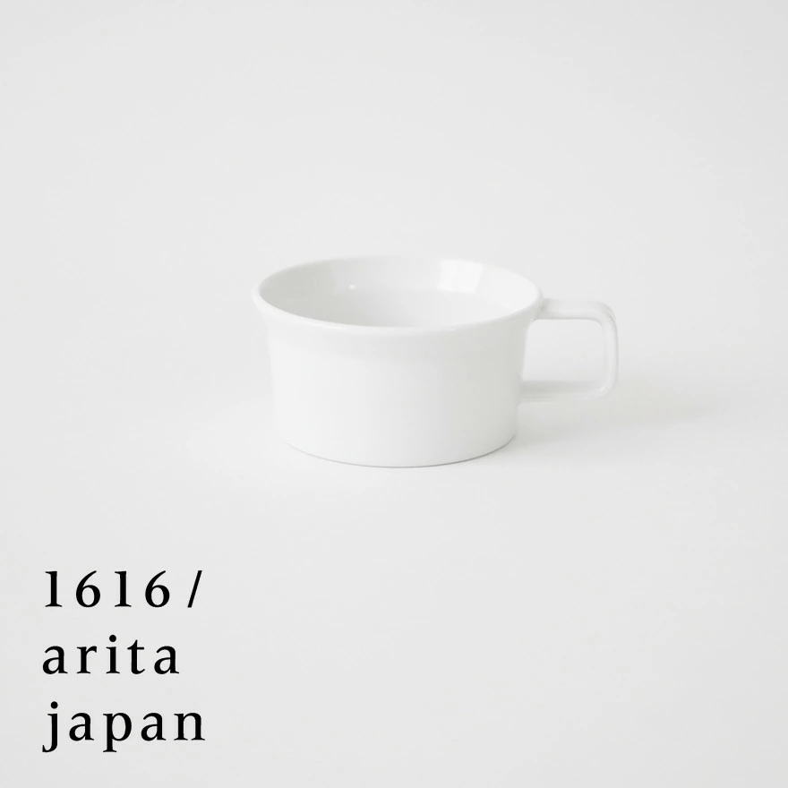 有田焼/磁器】1616/arita japan TY TeaCup w.Handle White TYティー