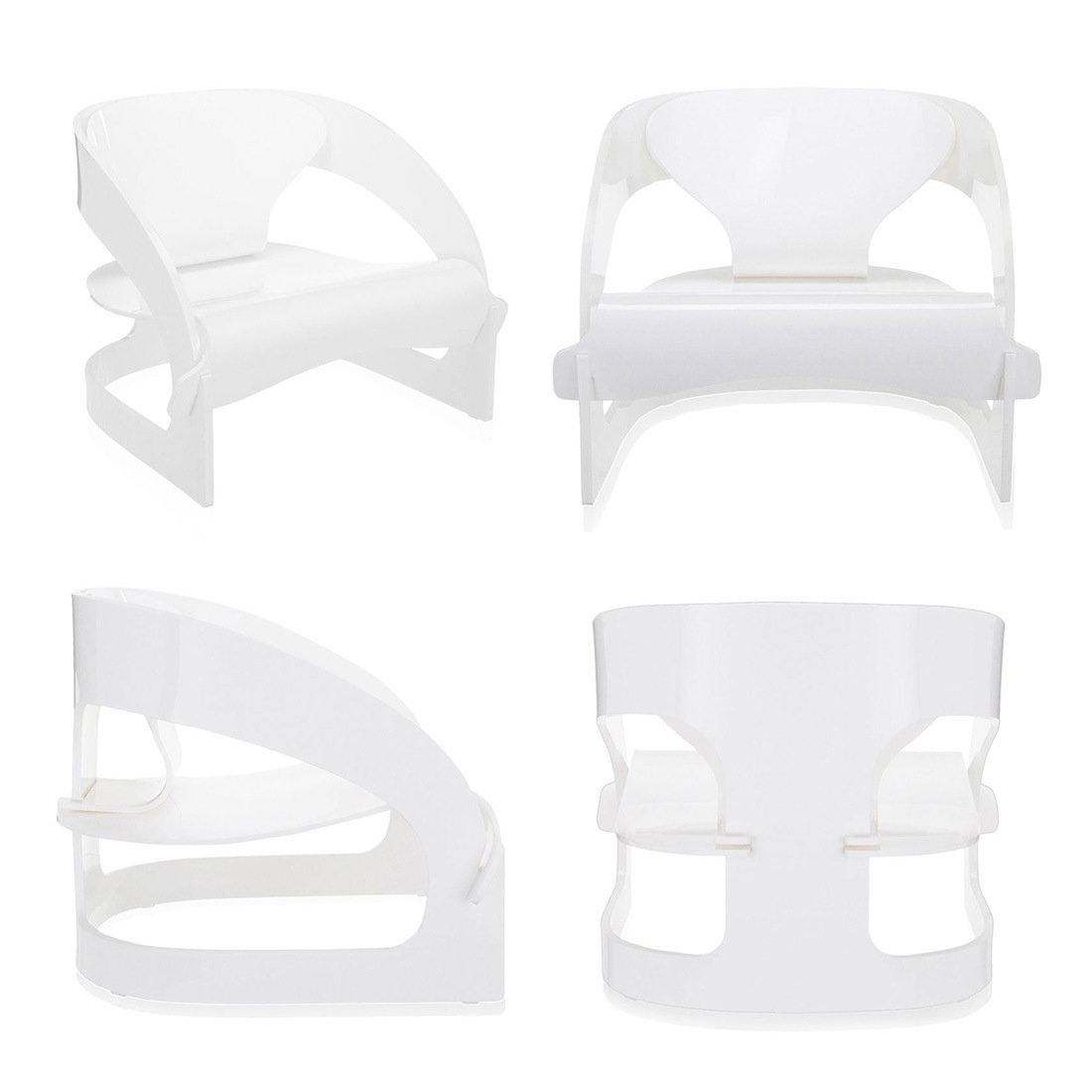 美品 Kartell カルテル クラシカル 4867 チェア ジョエ・コロンボ Kartell JOE COLOMBO / カルテル ジョエコロンボ - インテリア・家具