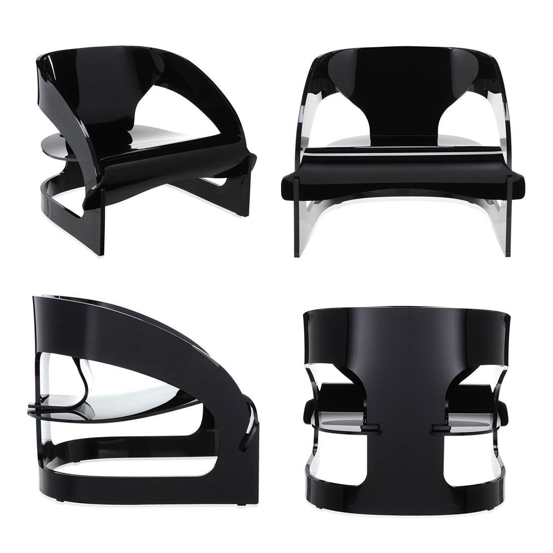 Kartell カルテル JOE COLOMBO ジョエコロンボ SFCH-K5867 復刻 チェア