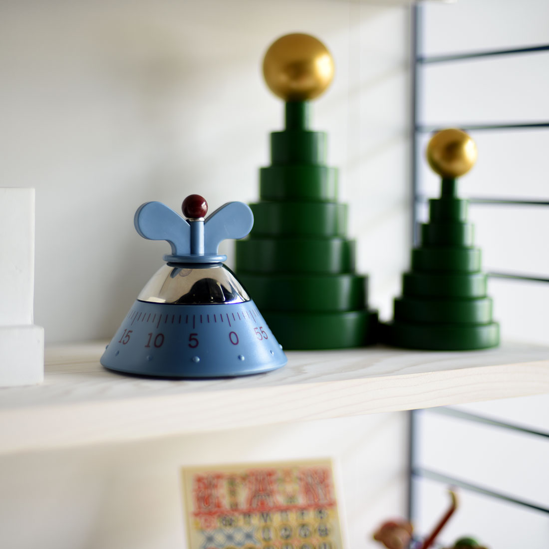 ALESSI Kitchen Timer å å󥿥ޡ Michael Graves ޥ롦쥤֥ ꥢ ե  ǥʡ ֥å ֥롼 ۥ磻 ե<br><br>ޥ롦쥤֥ˤ륭å󥿥ޡ