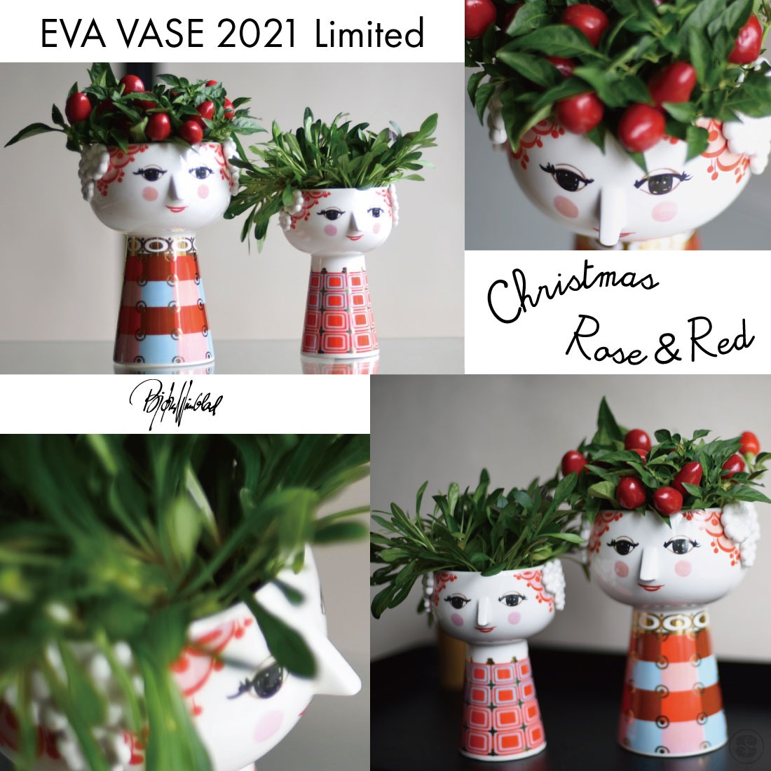 BJORN WIINBLAD ビヨン・ヴィンブラッド EVA VASE 2021 Limited Xmas