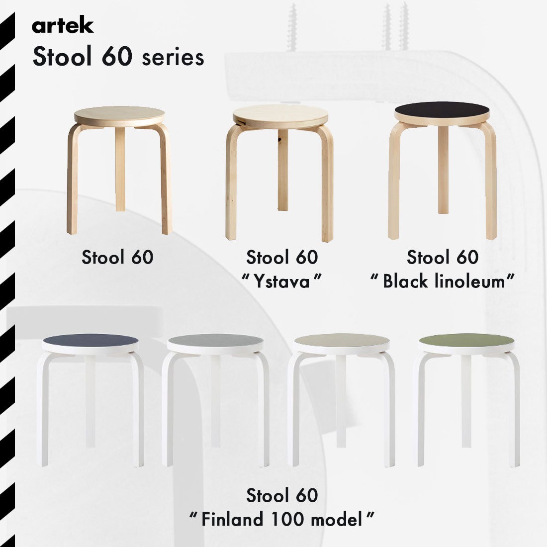 artek ƥå Stool 60 Aizome   ƥå   ġ 60      <br>ܸ꾦   ꥢʥС   <br> FIN JPN Friendship collection   BUAISOU