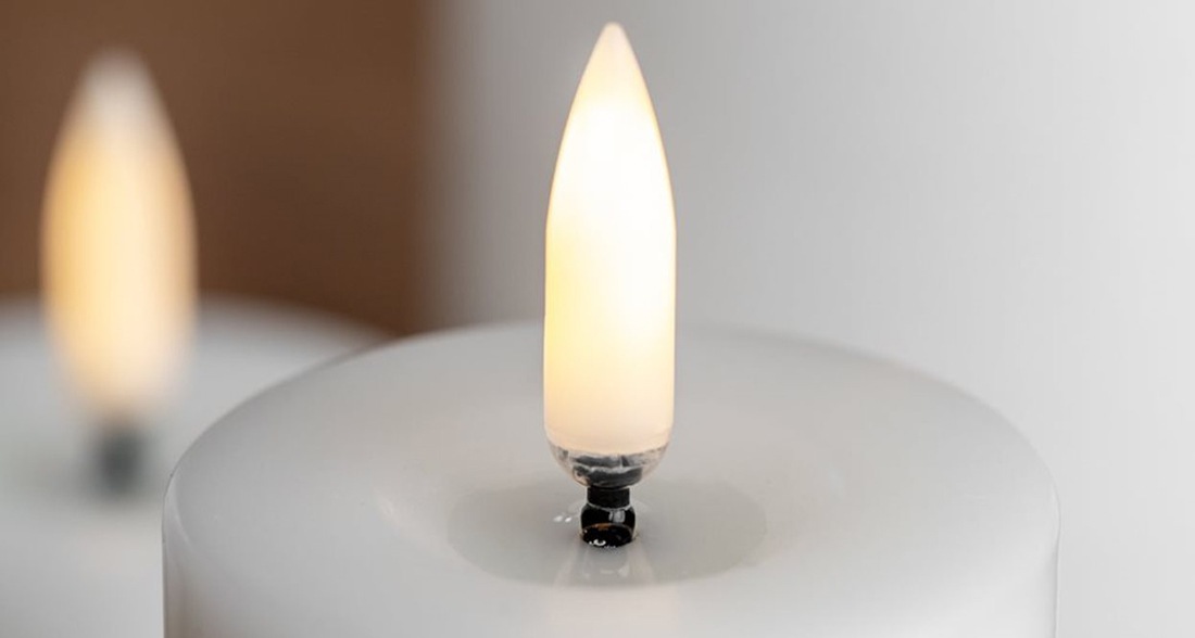 UYUNI LIGHTING LED Melted Pillar Candle Smooth �����ɥ� LED�����ɥ� �Υ�ǥ��å��ۥ磻�� ����ɥ��ȡ��� ��������
