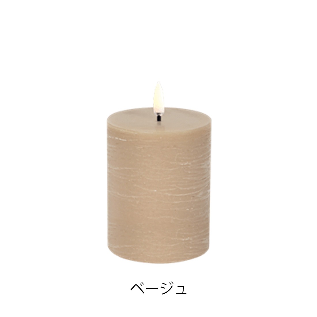 UYUNI LIGHTING ����˥饤�ƥ��� LED Pillar Candle Rustic LED�ԥ顼�����ɥ� �饹�ƥ��å� 7.8x10cm �����ɥ� Ϲ��<br><br>�￴�Ϥ��ɤ��������Ф���LED�����ɥ�