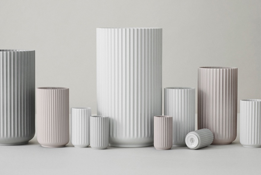 ��Lyngby Porcelaen/����ӥ塼 �ݡ�������LYNGBY VASE/����ӥ塼 �١��� 20cm ���ڥ�ϡ����󥰥꡼�� 201586<br>���奢����/����ץ�/�������������/�ǥ�ޡ���/�ִ�/ƫ��/����/�̲��ڥ���ӥ˼����б����ʡۡ�RCP��