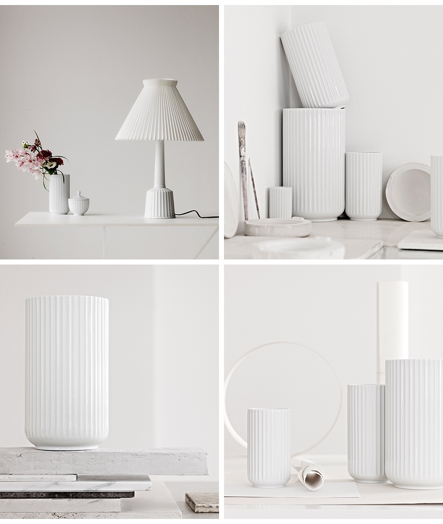 ��Lyngby Porcelaen/����ӥ塼 �ݡ�������LYNGBY VASE/����ӥ塼 �١��� 20cm ���ڥ�ϡ����󥰥꡼�� 201586<br>���奢����/����ץ�/�������������/�ǥ�ޡ���/�ִ�/ƫ��/����/�̲��ڥ���ӥ˼����б����ʡۡ�RCP��