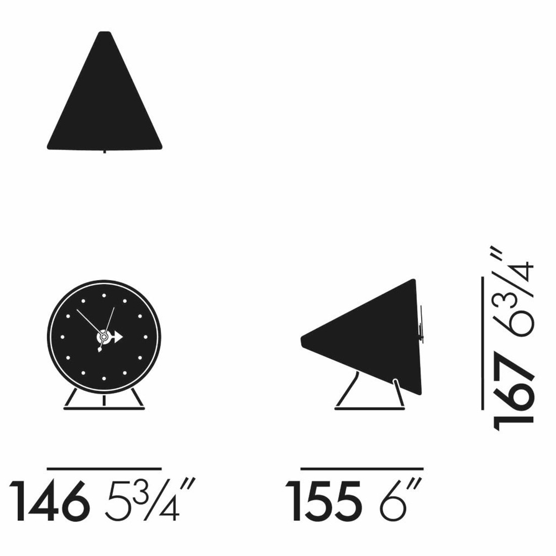 vitra ヴィトラ Desk Clocks デスククロックCone Clock コーンクロック