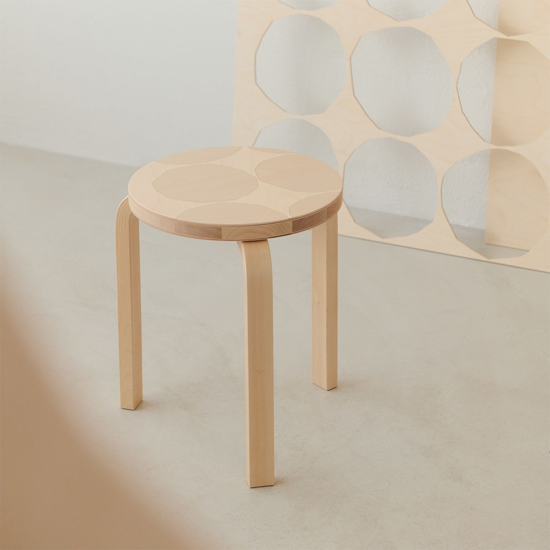 ڥݥȥɥץ쥼ȡ̵ۡΩӥ ŵArtek + Marimekko ƥå ޥå Stool60 ġ60 Seireeni Kivet Lokki 졼 å å 90ǯǰ 3­  Alvar Aalto ޥ䡦 Maija Isola ˥С꡼