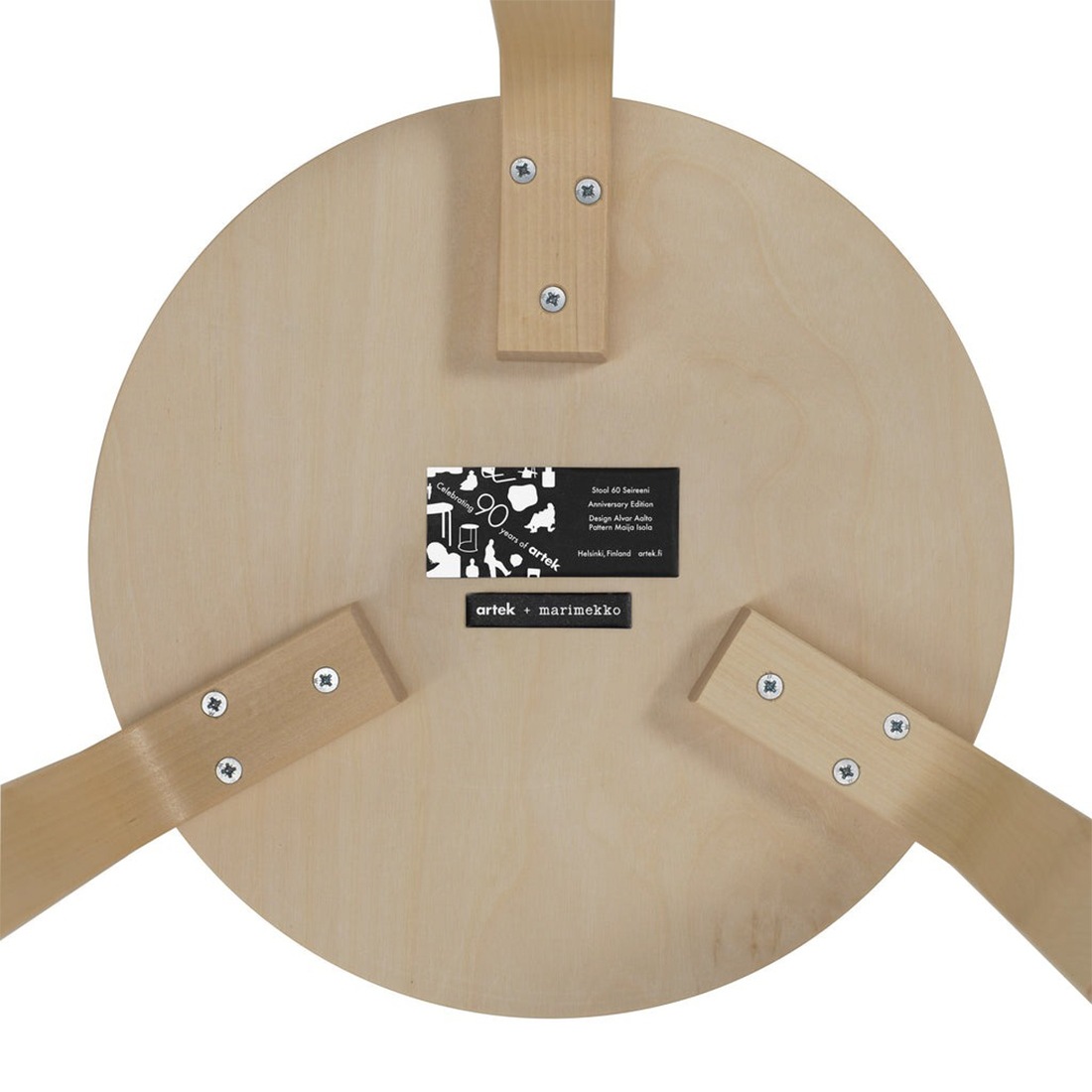 ڥݥȥɥץ쥼ȡ̵ۡΩӥ ŵArtek + Marimekko ƥå ޥå Stool60 ġ60 Seireeni Kivet Lokki 졼 å å 90ǯǰ 3­  Alvar Aalto ޥ䡦 Maija Isola ˥С꡼