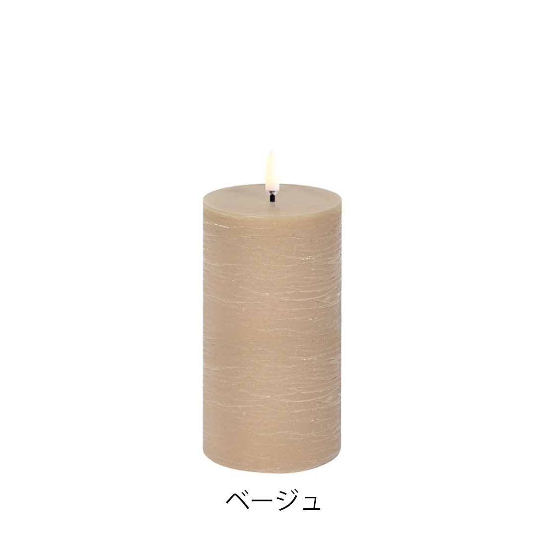 UYUNI LIGHTING ����˥饤�ƥ��� LED Pillar Candle Rustic LED�ԥ顼�����ɥ� �饹�ƥ��å� 7.8x15cm �����ɥ� Ϲ��<br><br>�￴�Ϥ��ɤ��������Ф���LED�����ɥ�