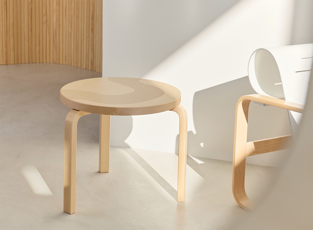 ڥݥȥɥץ쥼ȡArtek + Marimekko ƥå ޥå Table 90D ơ֥ Seireeni 졼 90ǯǰ  Alvar Aalto ޥ䡦 Maija Isola ˥С꡼ 2025ǯꥳ쥯