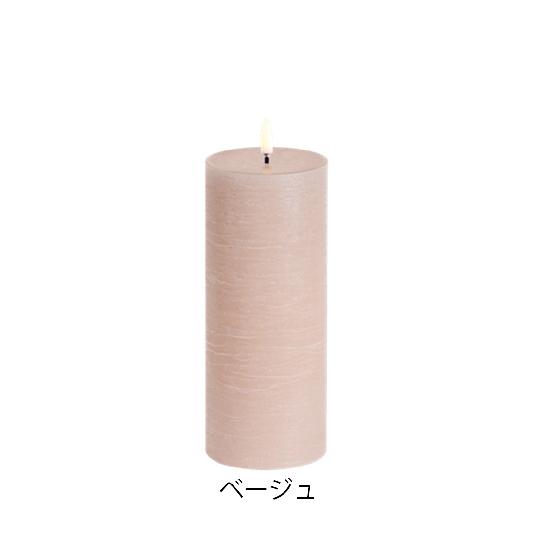 UYUNI LIGHTING ����˥饤�ƥ��� LED Pillar Candle Rustic LED�ԥ顼�����ɥ� �饹�ƥ��å� 7.8x20cm �����ɥ� Ϲ��<br><br>�￴�Ϥ��ɤ��������Ф���LED�����ɥ�