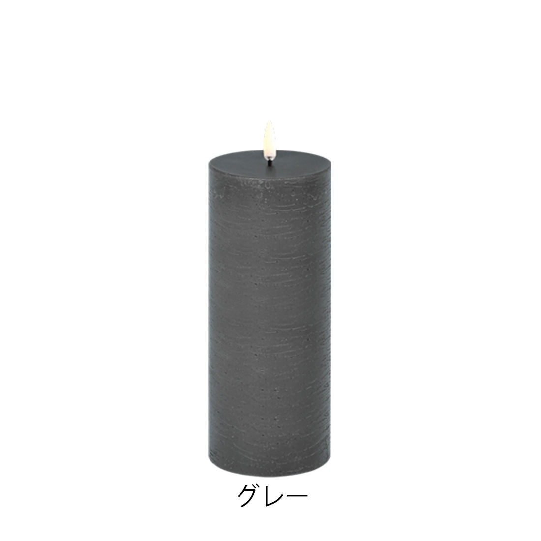 UYUNI LIGHTING ����˥饤�ƥ��� LED Pillar Candle Rustic LED�ԥ顼�����ɥ� �饹�ƥ��å� 7.8x20cm �����ɥ� Ϲ��<br><br>�￴�Ϥ��ɤ��������Ф���LED�����ɥ�