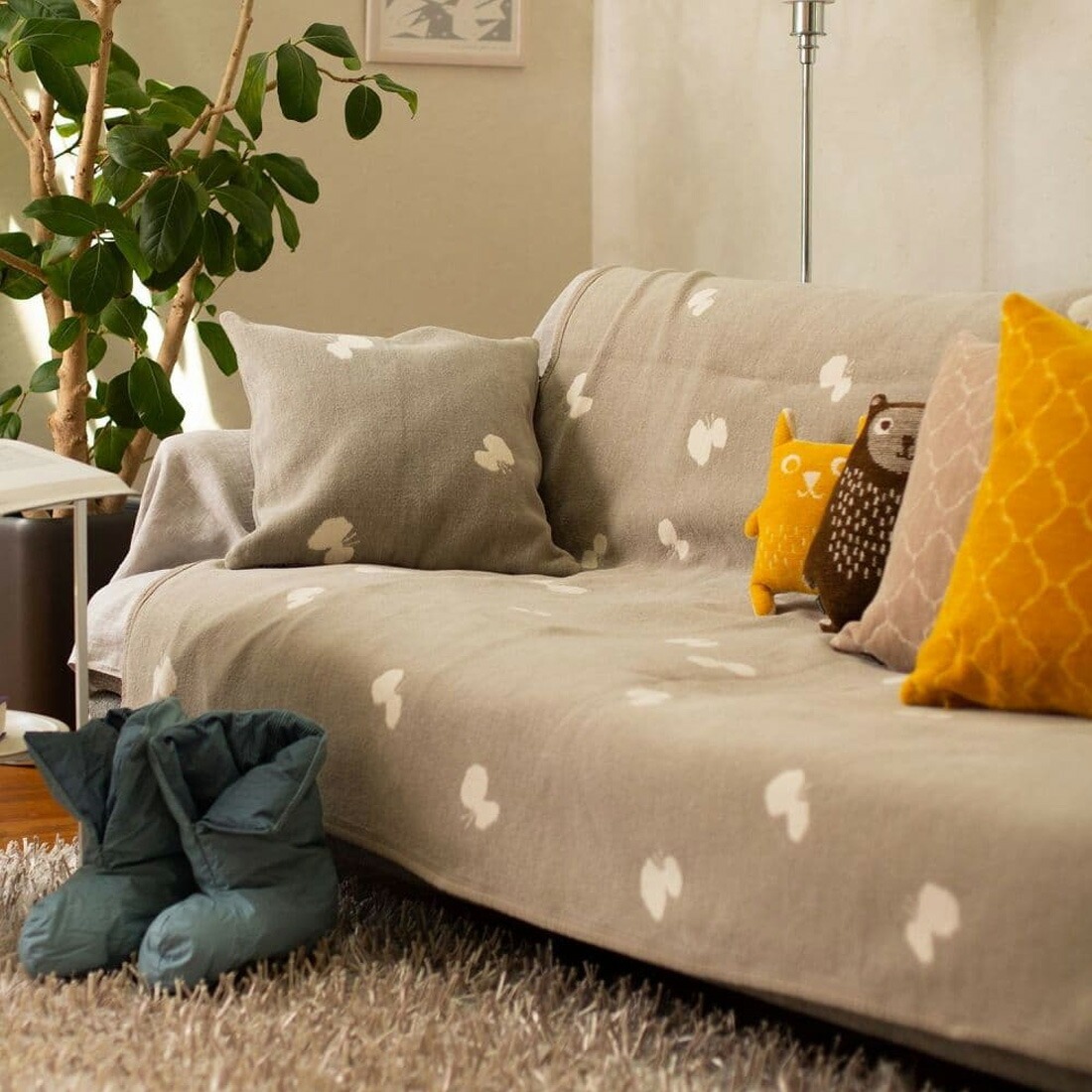 KLIPPAN ����åѥ� �ߥʥڥ�ۥͥ� �֥�󥱥å� mina perhonen CHOUCHO ���󥰥�֥�󥱥å� ��Ƚ �̲� ���꡼�� �֥롼 ���졼 ����ˡ��륳�åȥ� ���åȥ� �������˥å����åȥ�