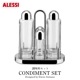 ALESSI CONDIMENT SET ����å� Ĵ̣�����쥻�å� 5070 Ettore Sottsass ���åȥ졦���åȥ��� ������ ���ѥ����ܥȥ� ������ �ӥͥ��� �� ��ܥ<br><br>�ǥ����󳦤ˤ������̿���ϻϼԤΰ�ͥ��åȥ졦���åȥ����ǥ�����