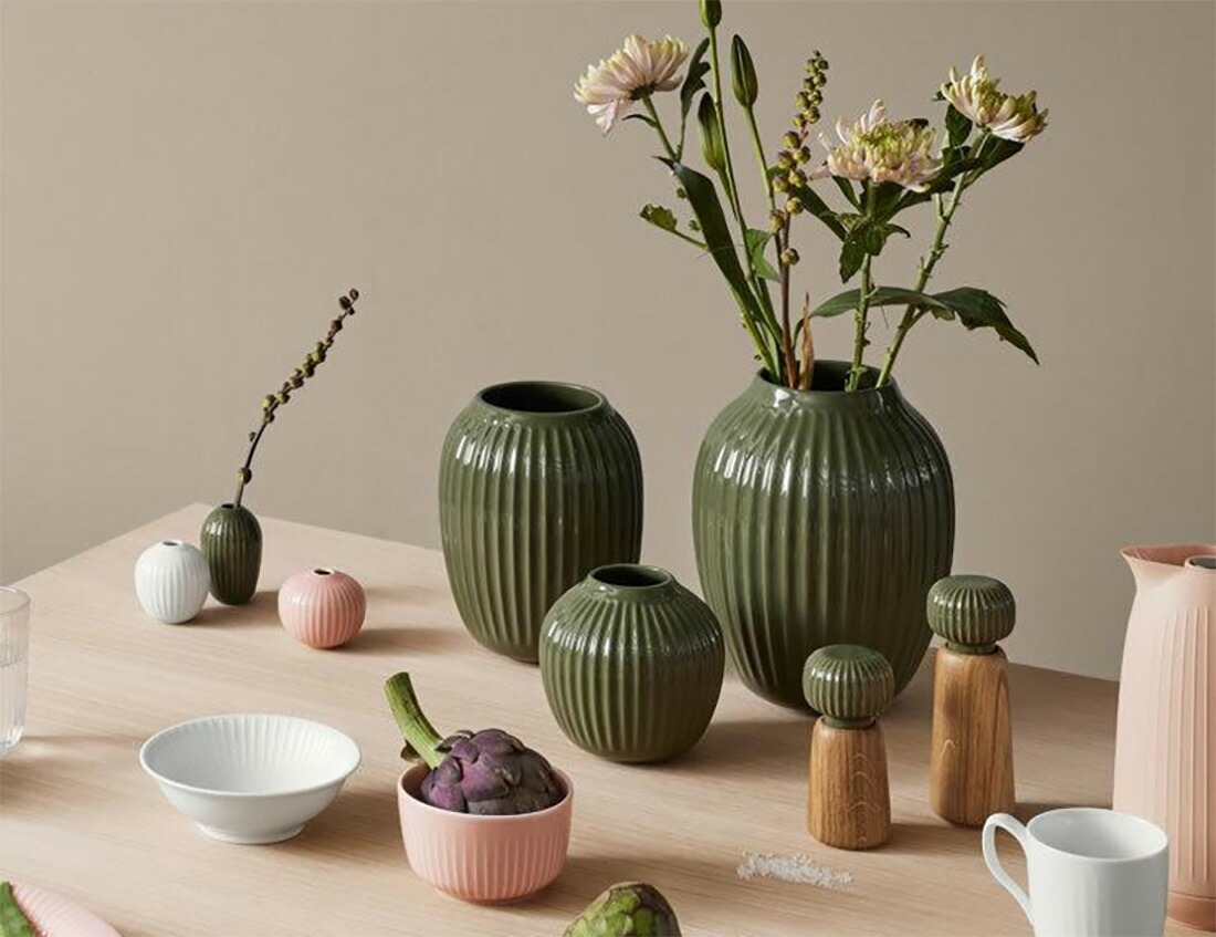 ��SALE�ۥ����ݥ��Բ� KAHLER �����顼 Hammershoi Flower Vase �ϥ�ޡ����ۥ� �ե��١��� M������ Hans-Christian Bauer �ϥ󥹡����ꥹ����󡦥Х����� ���� ƫ�� ������ �̲� ����