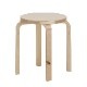 ڥݥȥɥץ쥼ȡartek ƥå Stool E60 WILD BIRCH ġ 磻ɥС 4­  Alvar Aalto<br><br>3ܵӤΥġ604ܵӥС֥ġE60