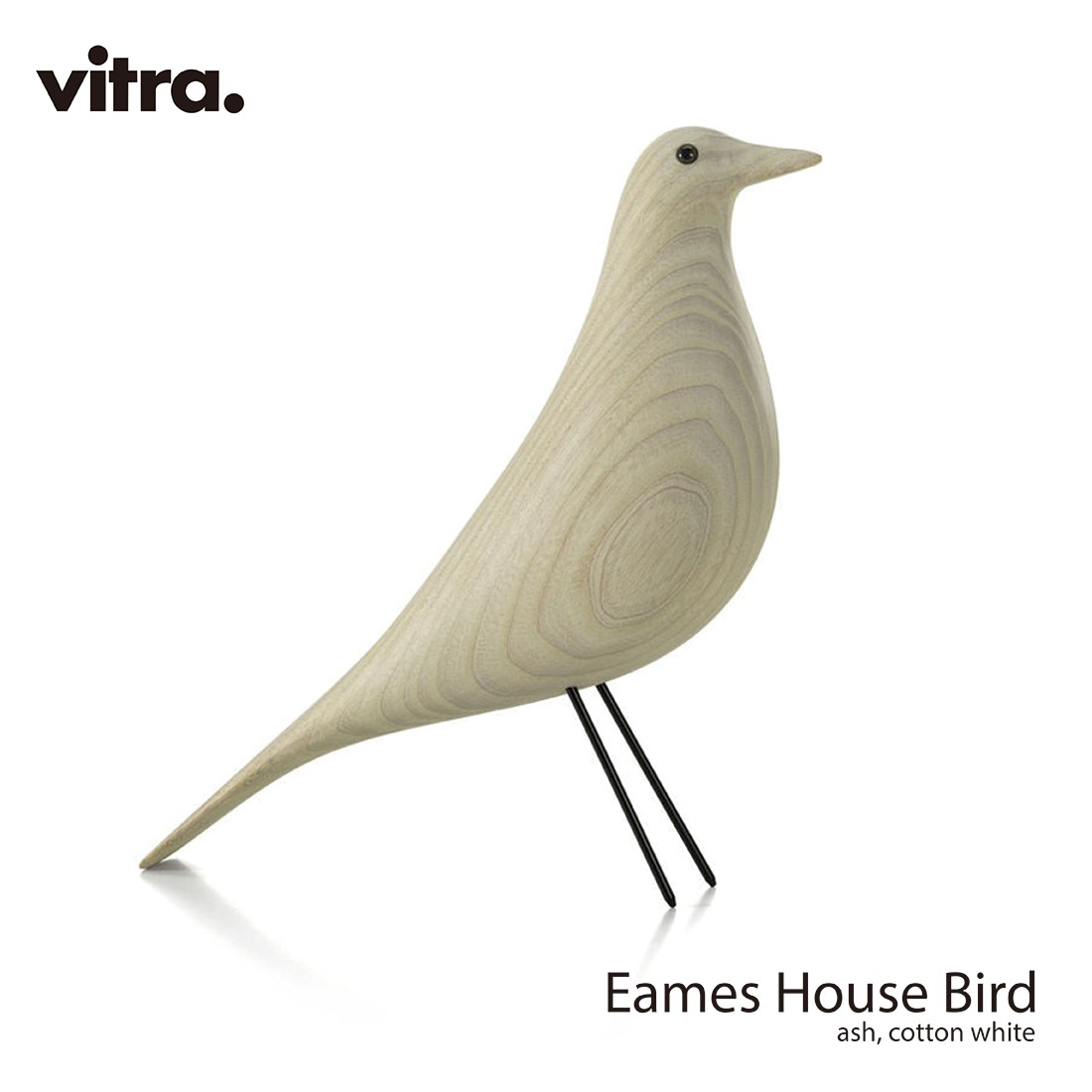 Vitra ȥ Eames House Bird ॺϥС ash cotton white å女åȥۥ磻 ֥ ʪ ƥꥢ<br>Źʡۿ߽̾ФƤɽȶ֥