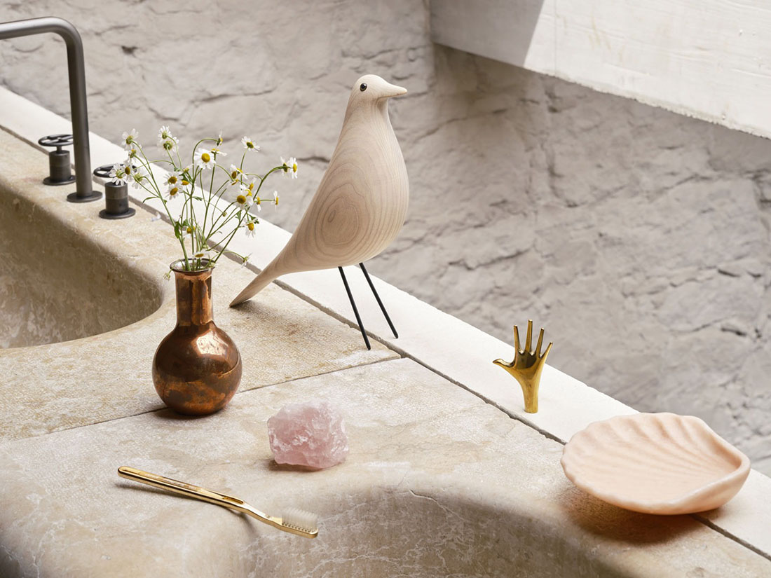 Vitra ȥ Eames House Bird ॺϥС ash cotton white å女åȥۥ磻 ֥ ʪ ƥꥢ<br>Źʡۿ߽̾ФƤɽȶ֥