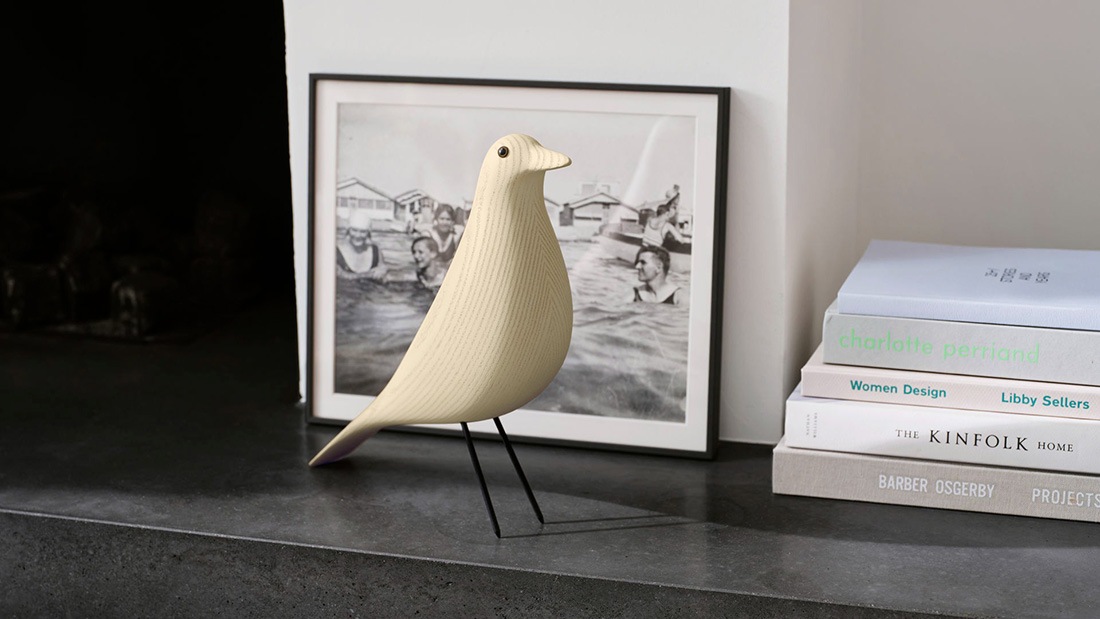 Vitra ȥ Eames House Bird ॺϥС ash cotton white å女åȥۥ磻 ֥ ʪ ƥꥢ<br>Źʡۿ߽̾ФƤɽȶ֥