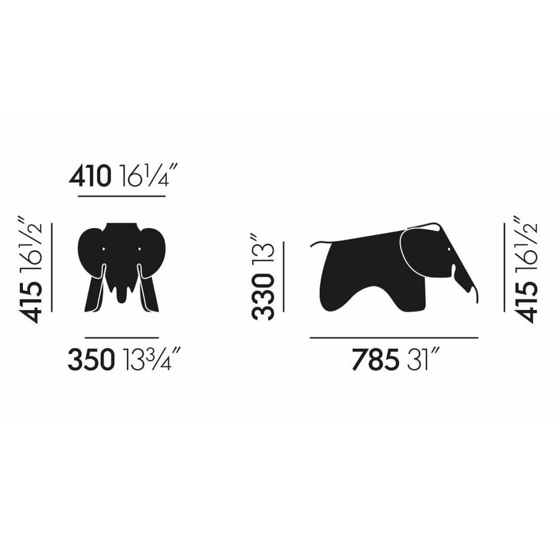 Eames Elephant Plywood チェスナット イームズ エレファントスツール