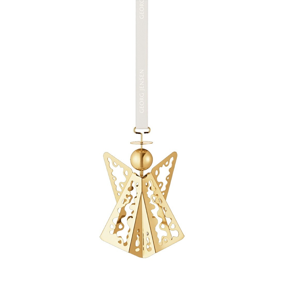 Georg Jensen  ���硼�������󥻥� CC 2022 CHRISTMAS MOBILE LACE ANGEL GOLD ���ꥹ�ޥ���ӡ��� �졼�����󥸥��� 10020100 Sanne Lund Traberg ����� ���� �ȥ�٥륰 �̲����� �ǥ�ޡ���<br><br>2022ǯ���ǥ������Υ��ꥹ�ޥ���ӡ���