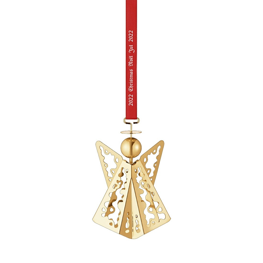 Georg Jensen  ���硼�������󥻥� CC 2022 CHRISTMAS MOBILE LACE ANGEL GOLD ���ꥹ�ޥ���ӡ��� �졼�����󥸥��� 10020100 Sanne Lund Traberg ����� ���� �ȥ�٥륰 �̲����� �ǥ�ޡ���<br><br>2022ǯ���ǥ������Υ��ꥹ�ޥ���ӡ���
