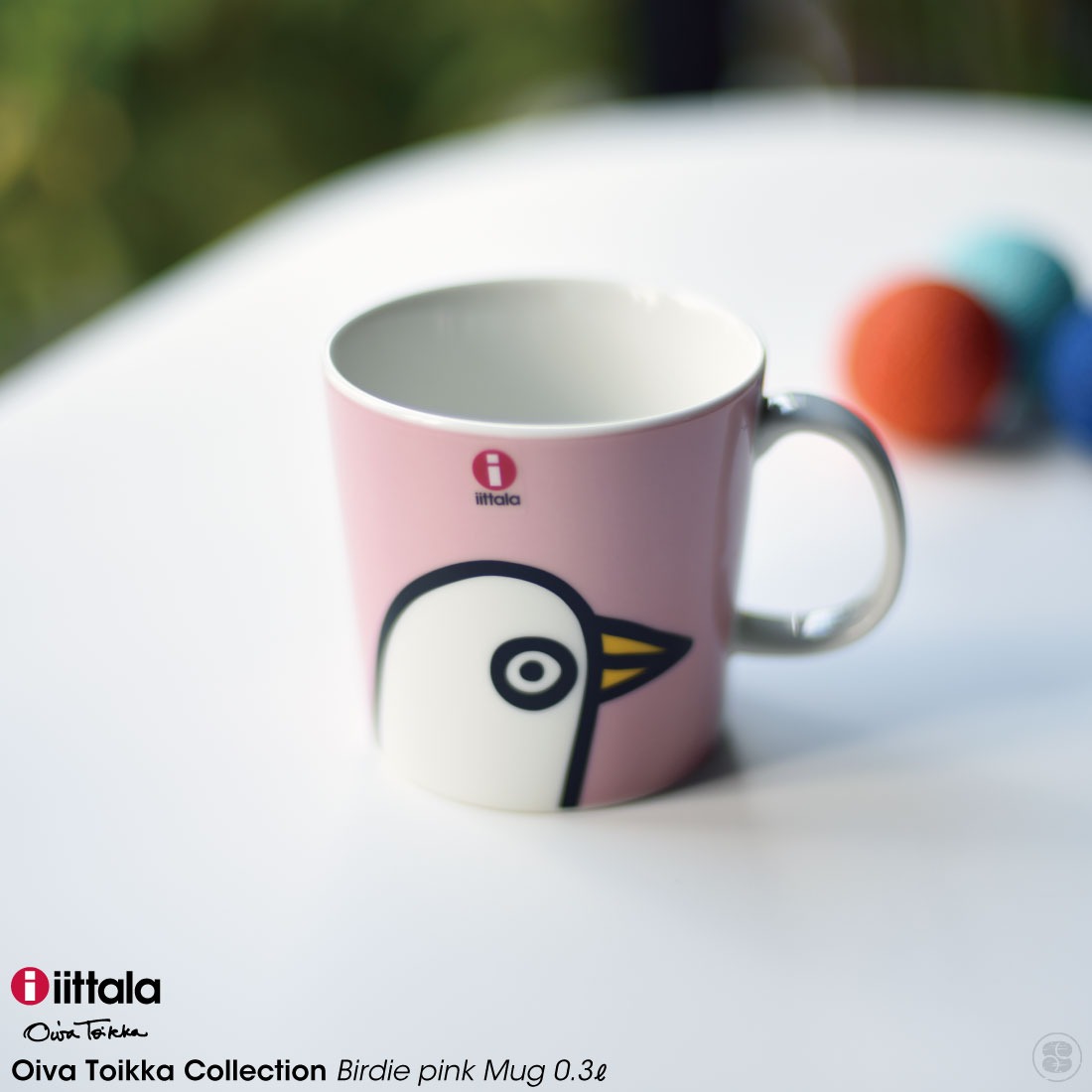 iittala/���å���/Oiva Toikka Collection/Birdie pink/Mug 0.3l/�����С��ȥ��å����쥯�����/�С��ǥ���/�ԥ�/�ޥ�/300ml