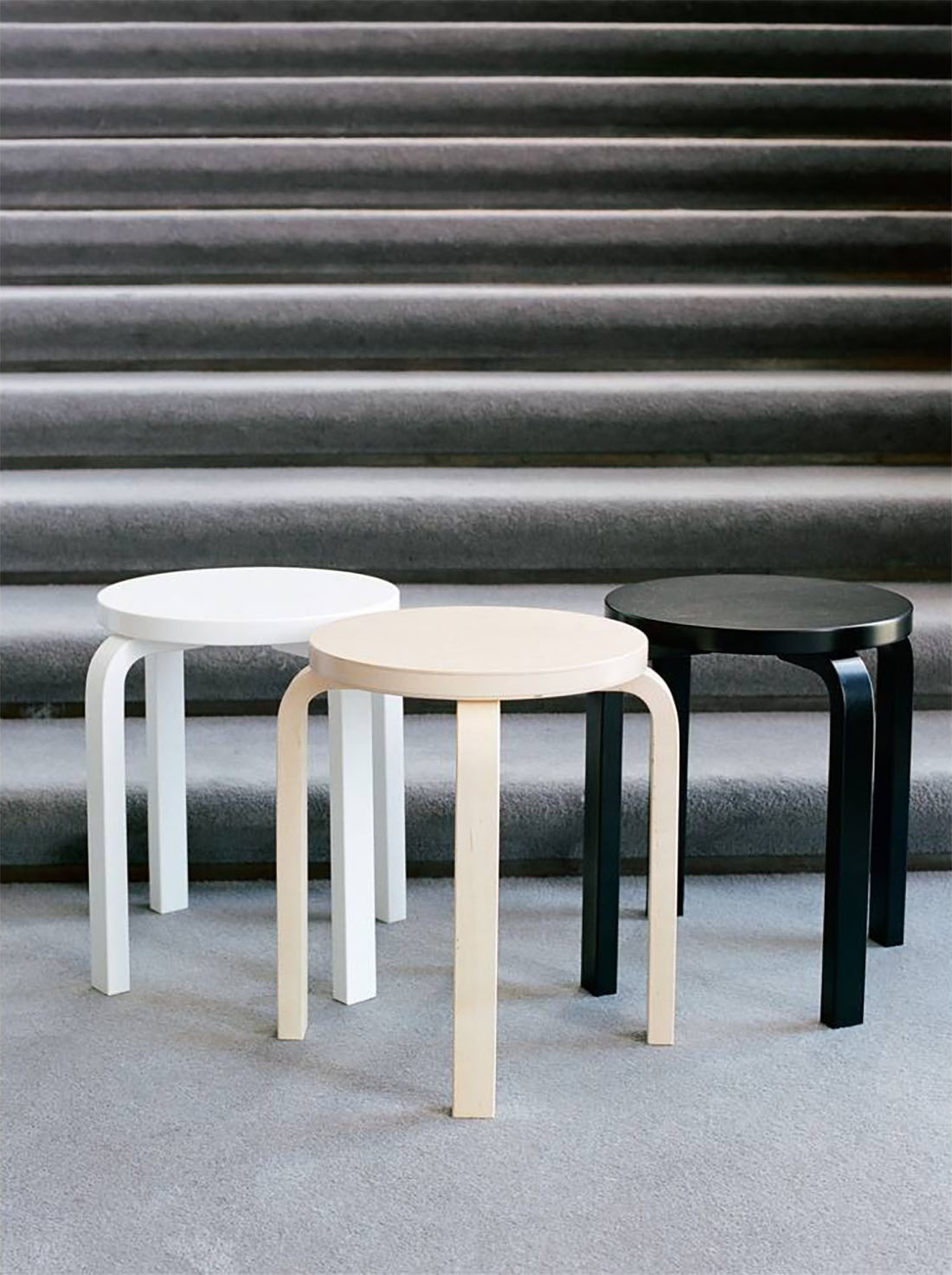 ڥݥȥɥץ쥼ȡartek ƥå Stool E60 ġ 4­  Alvar Aalto ػ  ̲ ե ե ץ쥼 <br><br>3ܵӤΥġ604ܵӥС֥ġE60