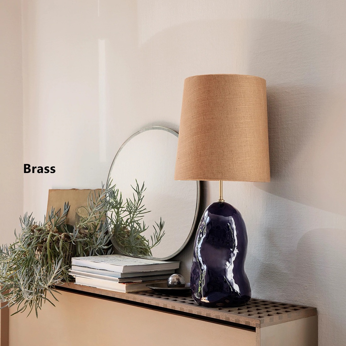 ferm LIVING �ե������ӥ� Pond Mirror �ݥ�ɥߥ顼 Small �̲� �ǥ�ޡ���