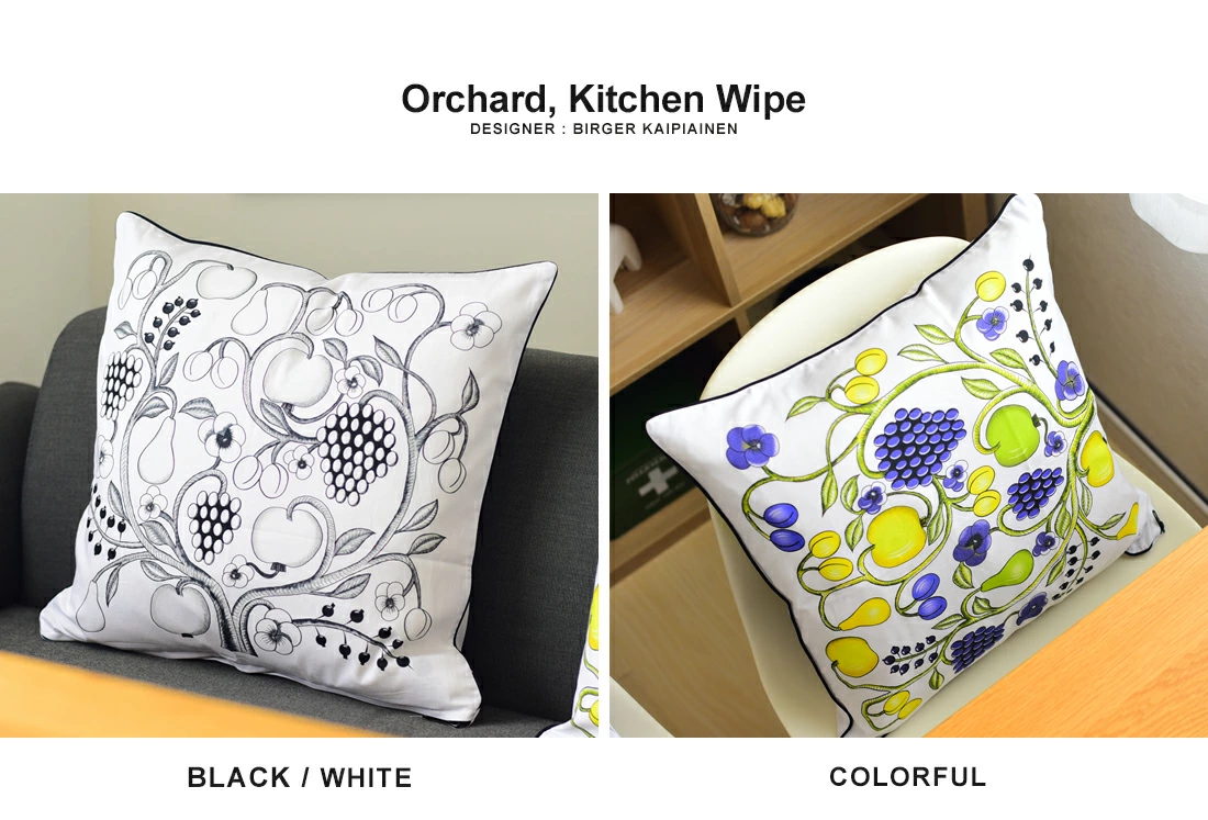 �ڥ��С��Τߡۡ�KUOVI ���������� �������㡼�� ���å���� ORCHARD �ѥ�ƥ��å�����45x45cm �ե��֥�å� ����ƥꥢ