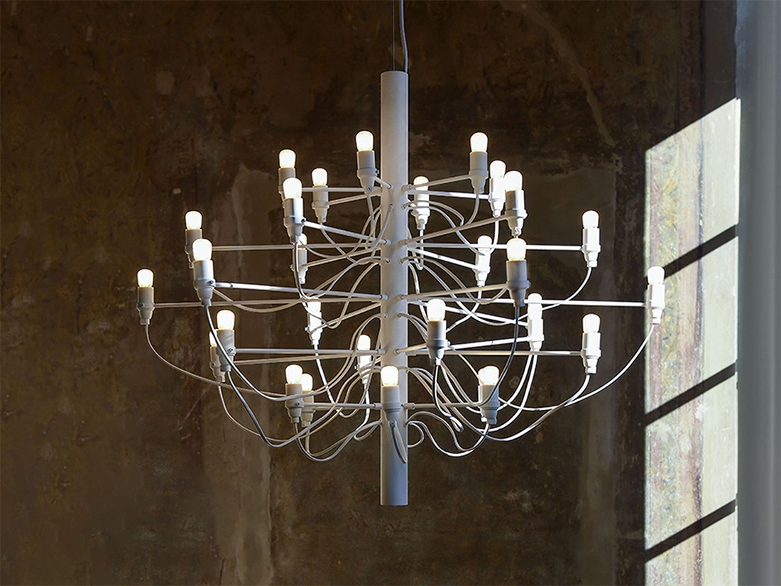 FLOS/フロス■2097/30シャンデリア　クローム30灯ジノサルファッティ 名作シャンデリア】MOD.2097 30lights matt white マットホワイト LED