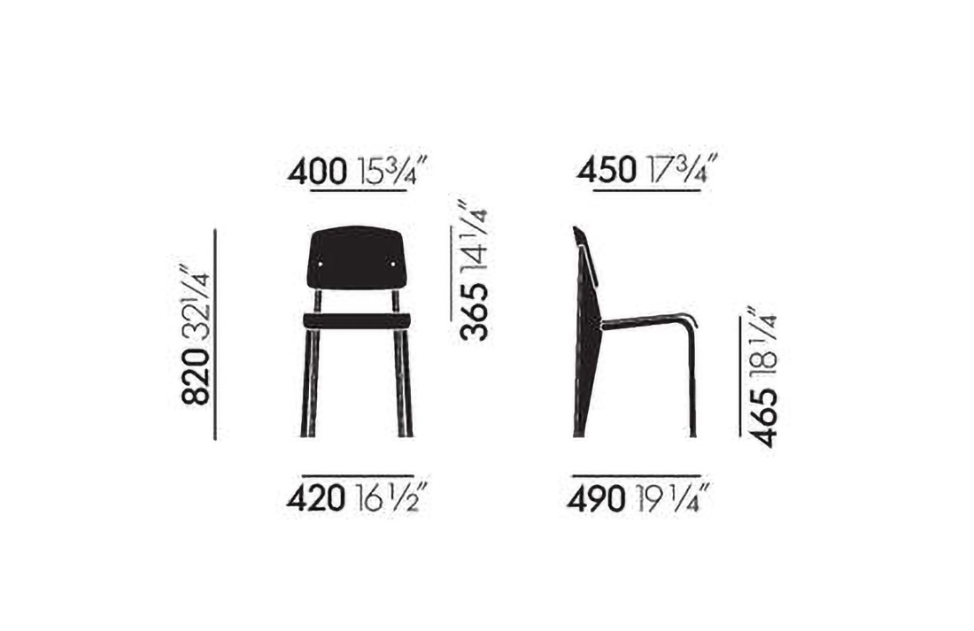 vitra �����ȥ� Standard Chair ����������ɥ����� ������������ Jean Prouve ����󡦥֥롼���� �ػ�<br><br>����󡦥ץ롼�����ˤ�äƥǥ����󤵤줿˭�٤ʥ��顼Ÿ���Υ���������ɥ�����