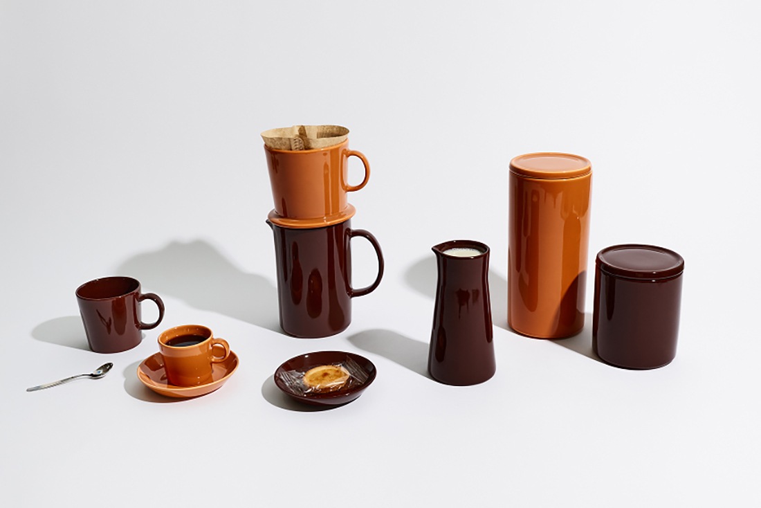  　 TEEMA　 12cm テラコッタ　3枚　廃盤 Teema ティーマ プレート 12cm アンバー エスプレッソ / iittala イッタラ